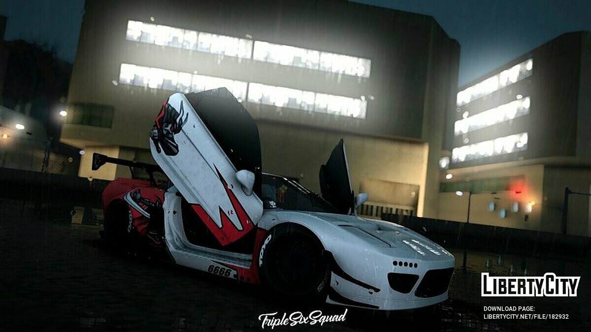 Скачать Honda NSX Liberty Walk для GTA San Andreas