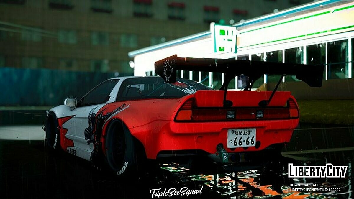 Скачать Honda NSX Liberty Walk для GTA San Andreas