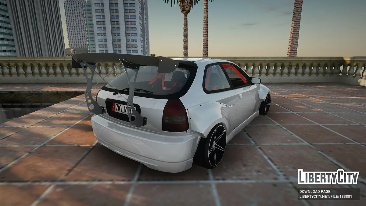 Honda Civic 98 Hatch Rocket Bunny / GTA San Andreas