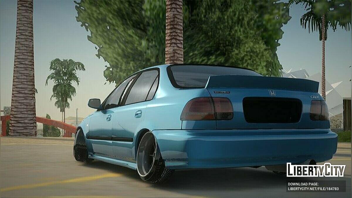 Скачать Honda Civic 2JZ - GTE для GTA San Andreas