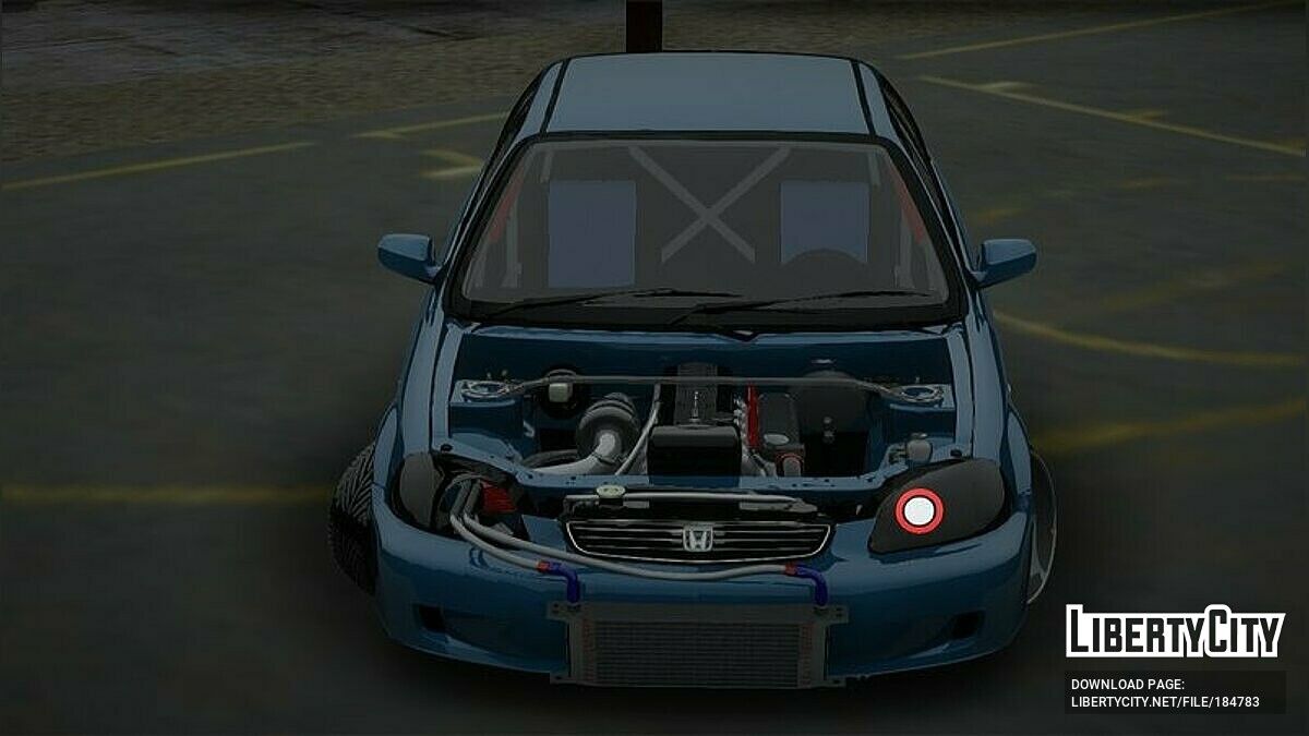 Скачать Honda Civic 2JZ - GTE для GTA San Andreas