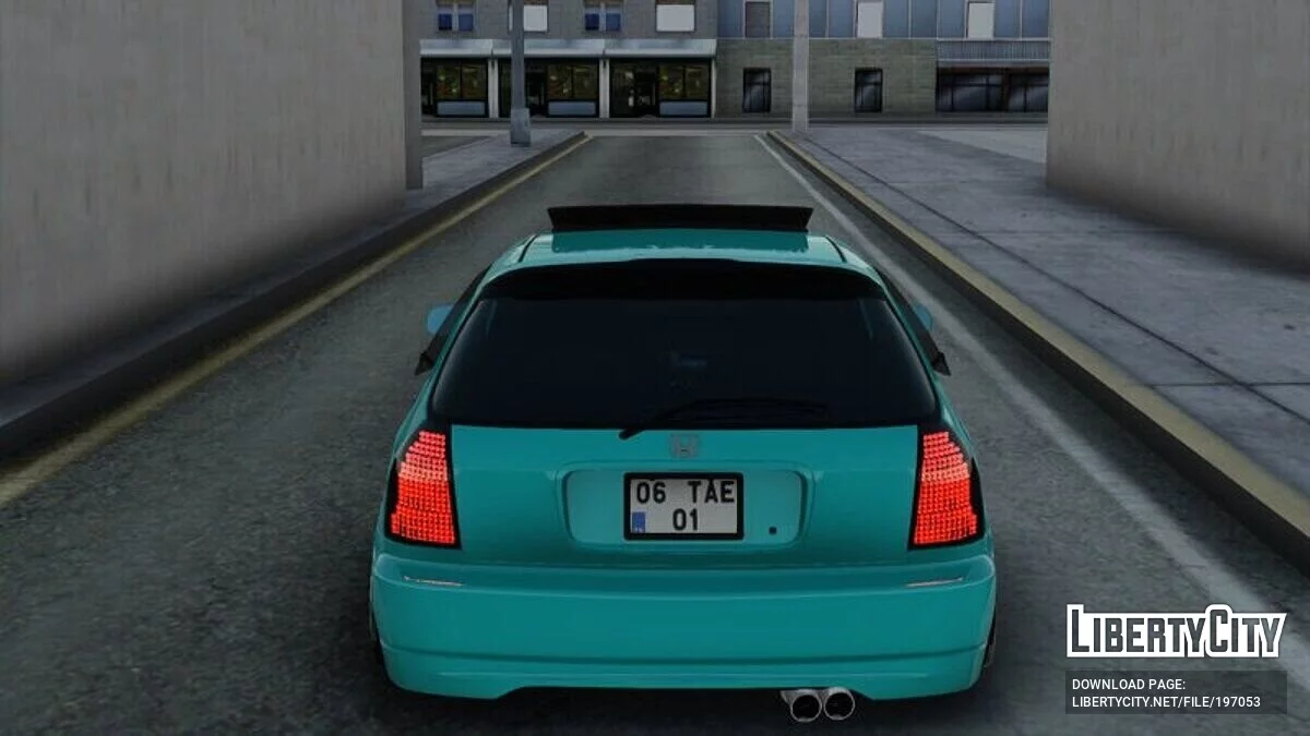 Honda Civic EK 06TAE02 V2 / GTA San Andreas