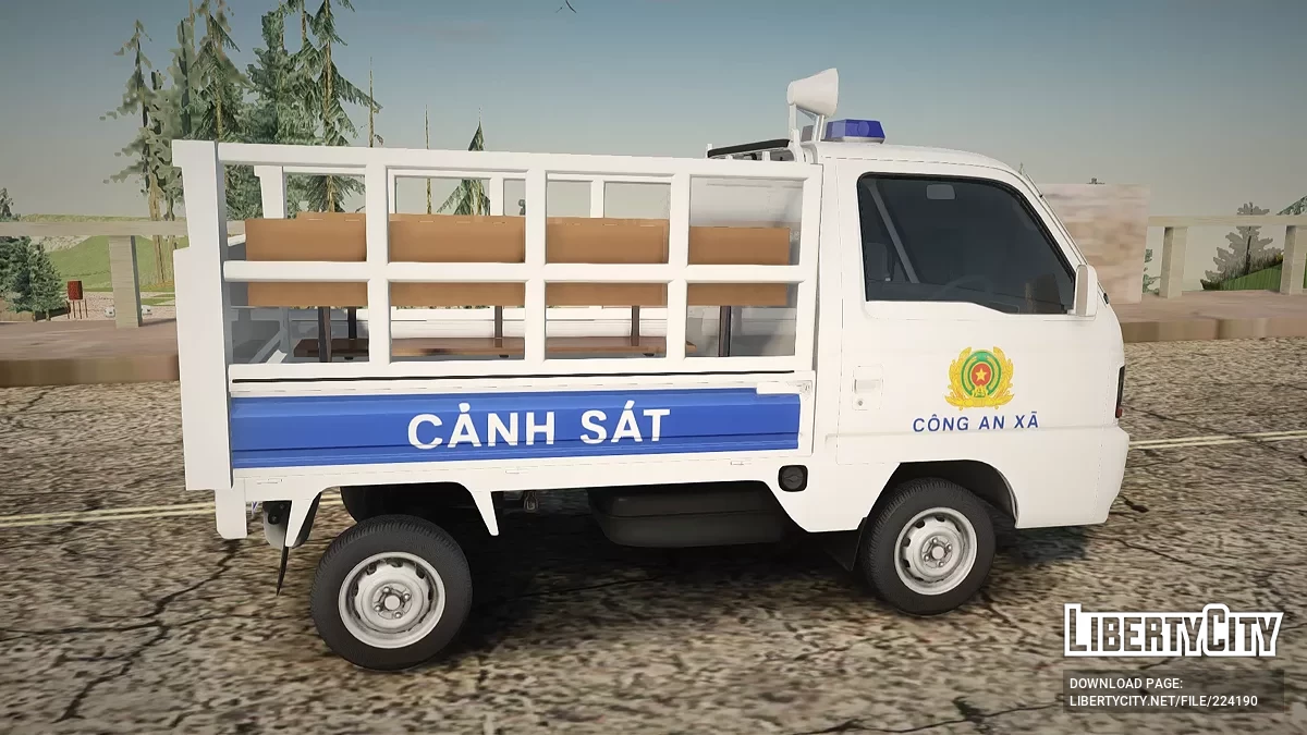 Honda Acty Vietnam Commune Police Car V2 / GTA San Andreas