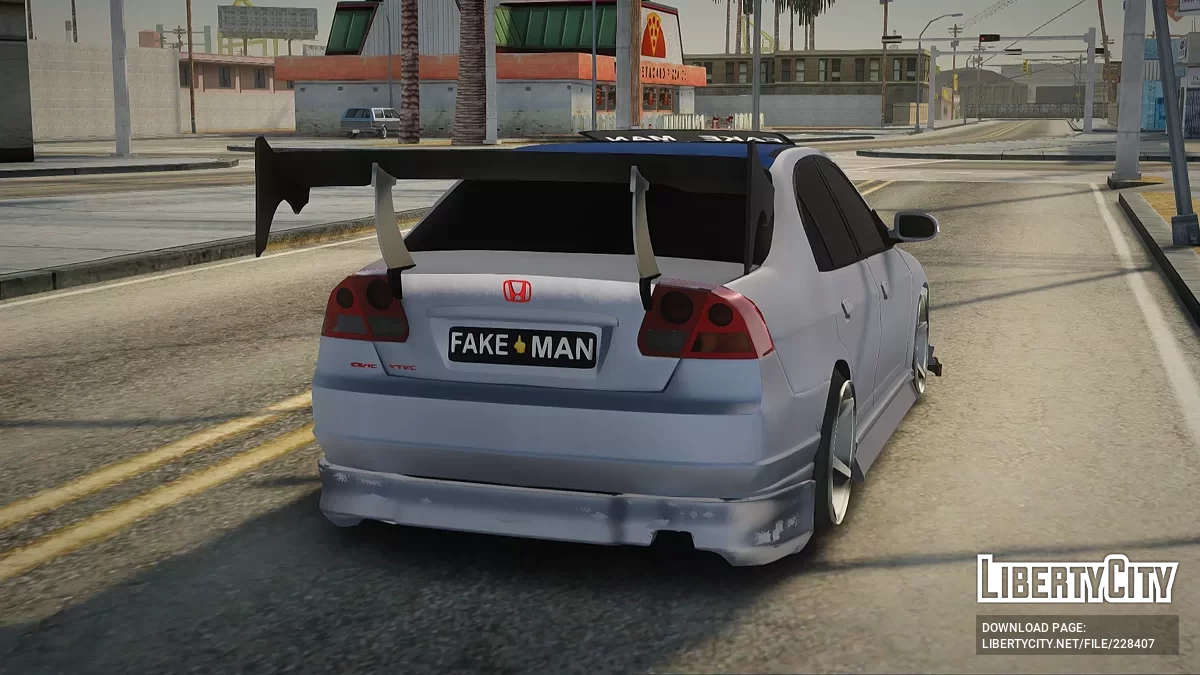 Honda Civic Eagle Eye Full Modified / GTA San Andreas