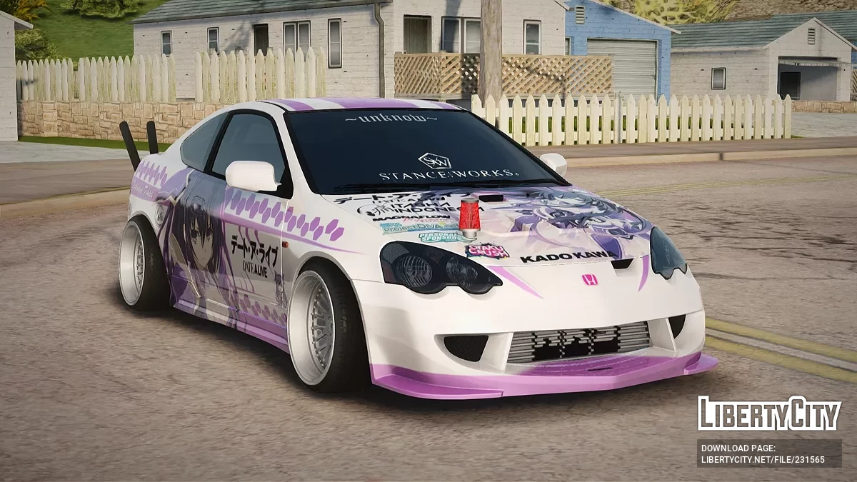 Honda Integra 2002 Itasha / GTA San Andreas