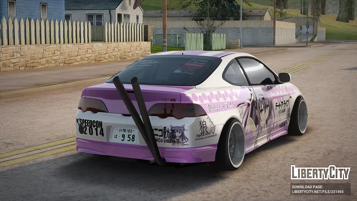 Honda Integra 2002 Itasha / GTA San Andreas