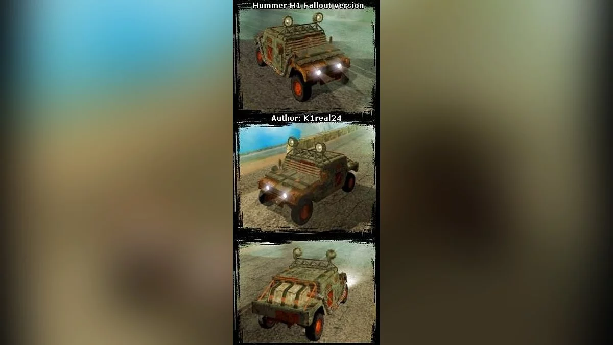 Hummer H1 Fallout version / GTA San Andreas