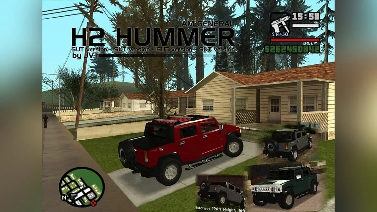 AMG H2 Hummer SUT / GTA San Andreas