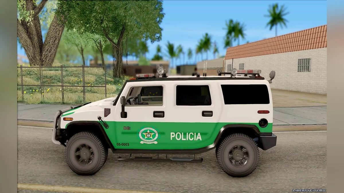 Hummer H2 Colombian Police / GTA San Andreas