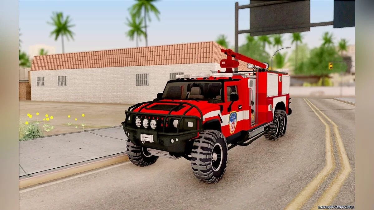 Hummer H2 Firetruck / GTA San Andreas