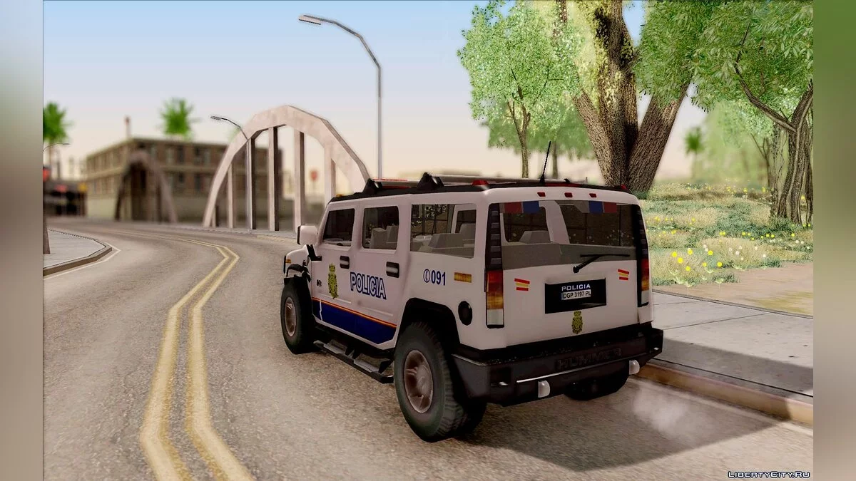 Hummer H2 Police / GTA San Andreas