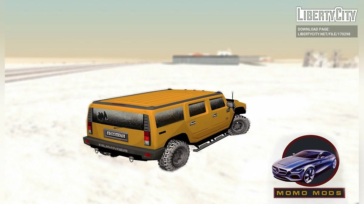 Hummer H2 Зимняя версия / GTA San Andreas