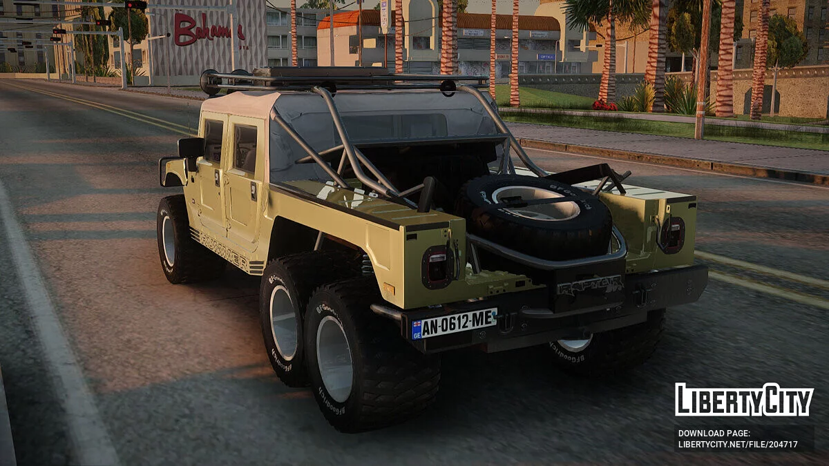 Hummer H1 6-Wheel / GTA San Andreas