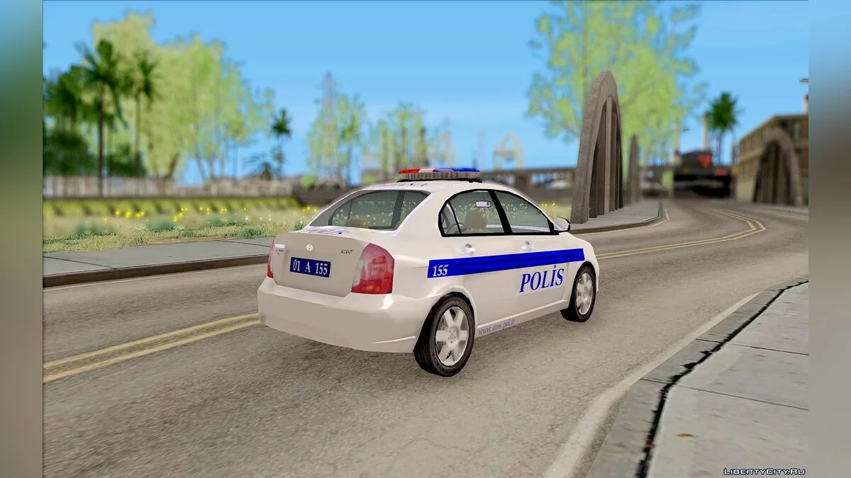 Hyundai Accent Era Police / GTA San Andreas