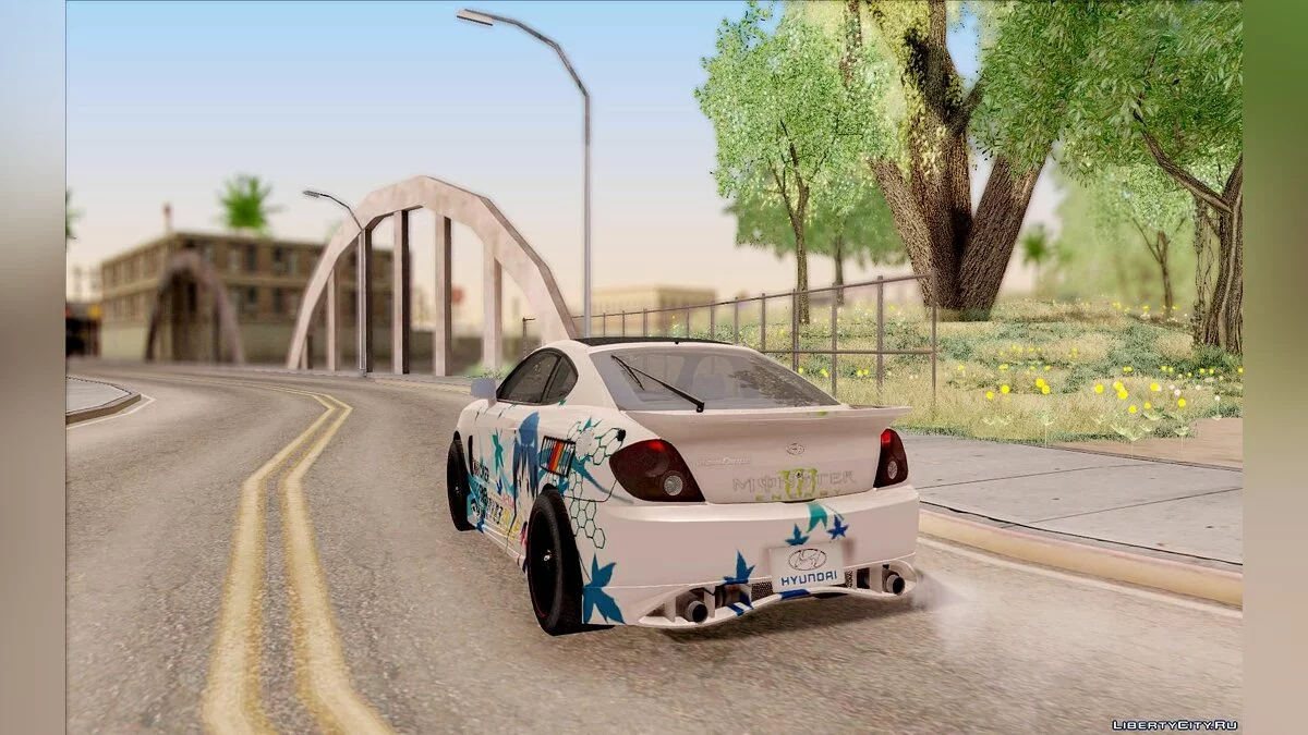 Hyundai Tiburon V6 Coupe Aya Itasha / GTA San Andreas