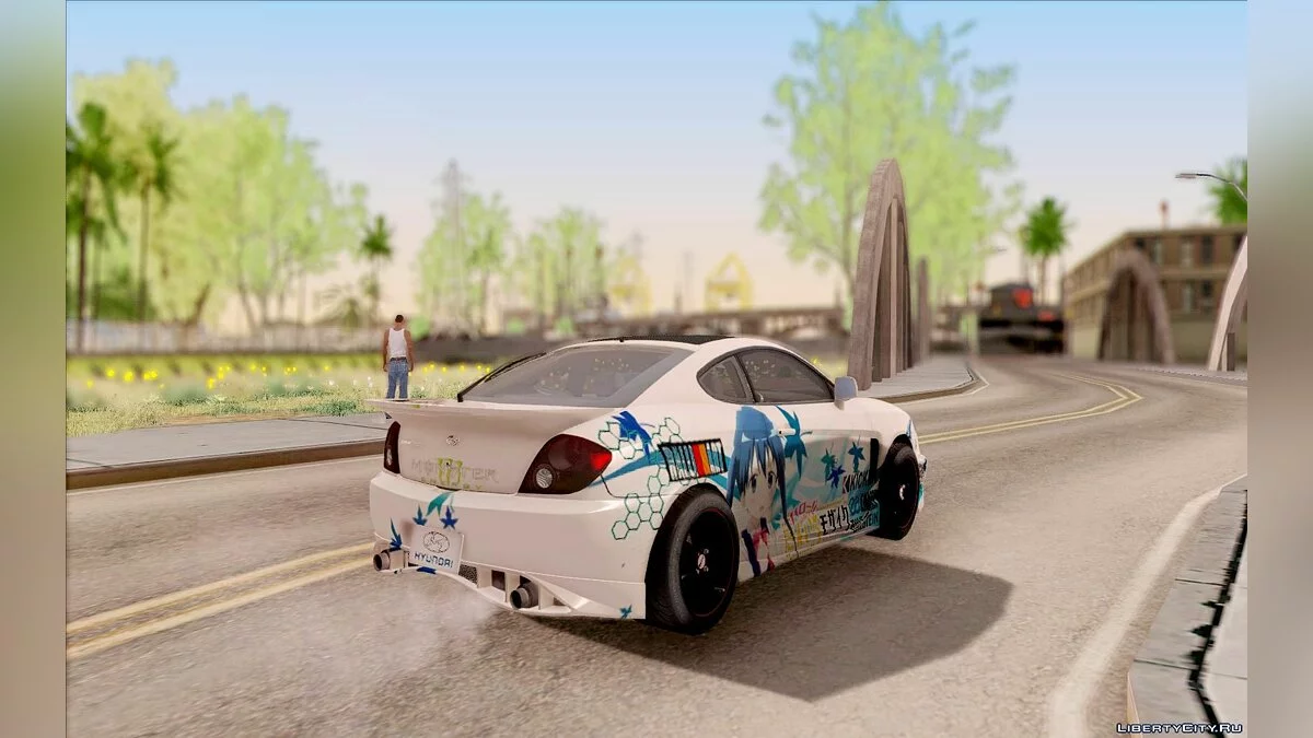 Hyundai Tiburon V6 Coupe Aya Itasha / GTA San Andreas