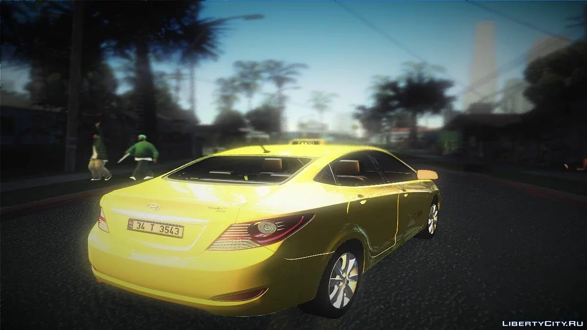 2013 Hyundai Accent Blue Taksi / GTA San Andreas