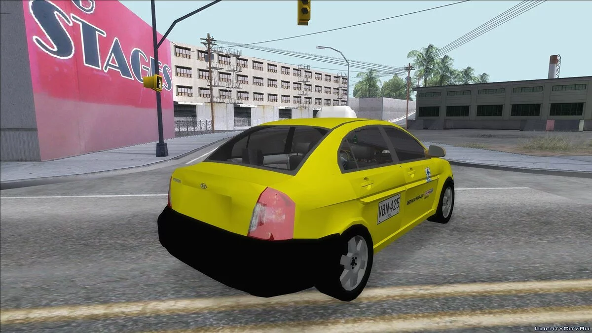 Hyundai Accent Taxi Colombiano / GTA San Andreas