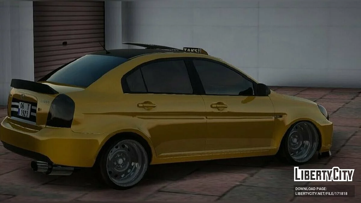 Hyundai Accent Era Taksi / GTA San Andreas