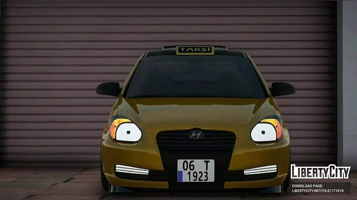 Hyundai Accent Era Taksi / GTA San Andreas