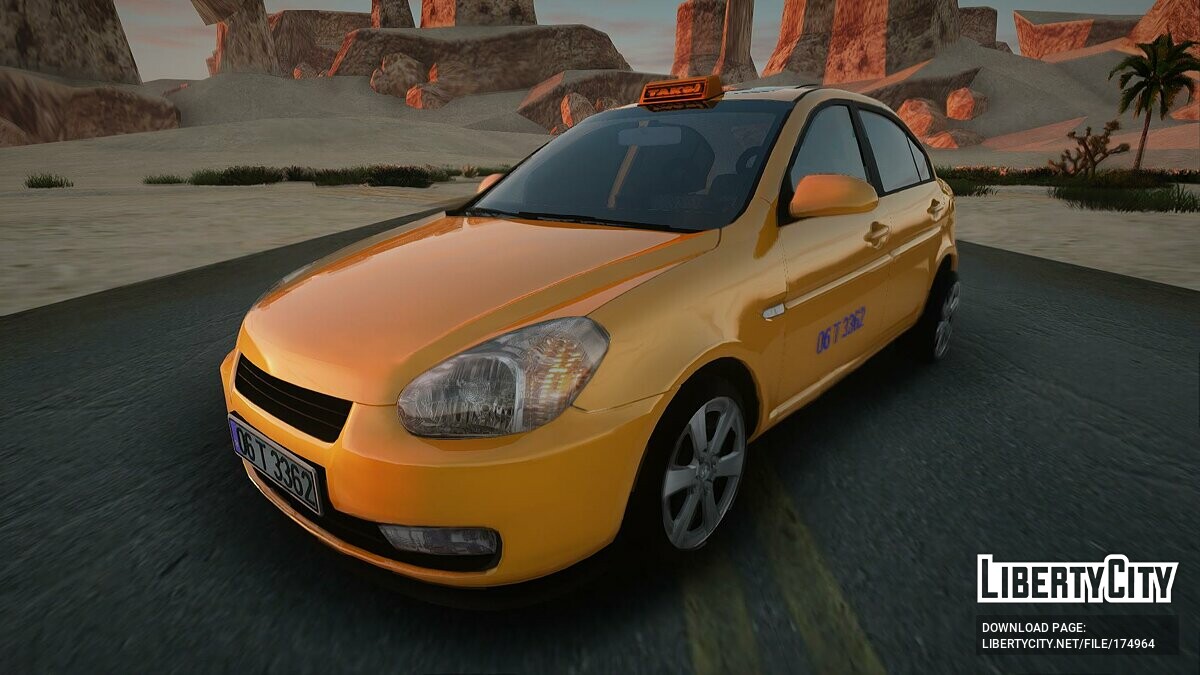 Скачать Hyundai Accent Era - Такси для GTA San Andreas