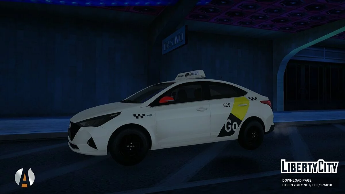 Hyundai Solaris 2022 Яндекс Такси / GTA San Andreas