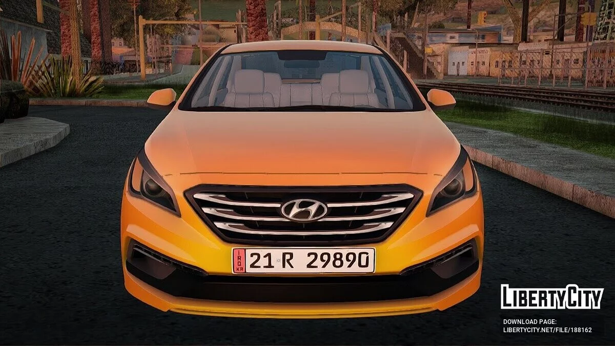 Hyandai Sonata 2016 Taxi Baghdad / GTA San Andreas