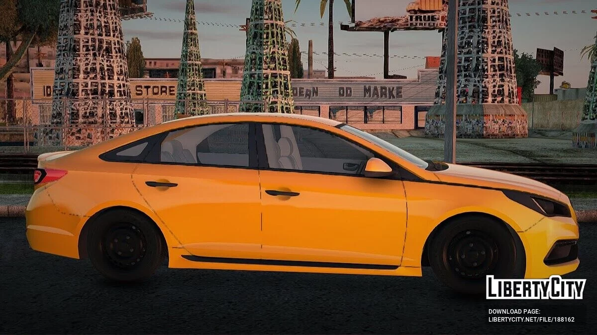Hyandai Sonata 2016 Taxi Baghdad / GTA San Andreas