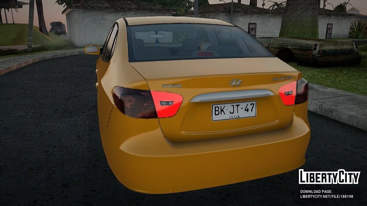 Hyundai Elantra 2008 Taxi Baghdad / GTA San Andreas