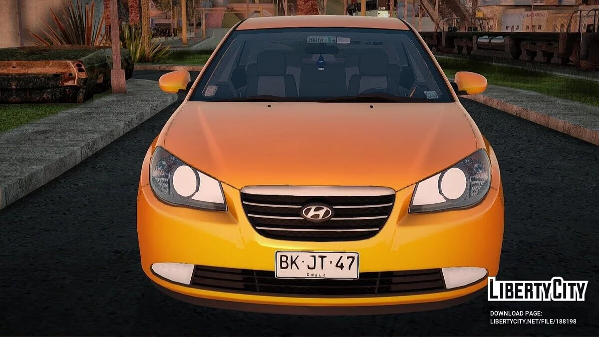 Hyundai Elantra 2008 Taxi Baghdad / GTA San Andreas