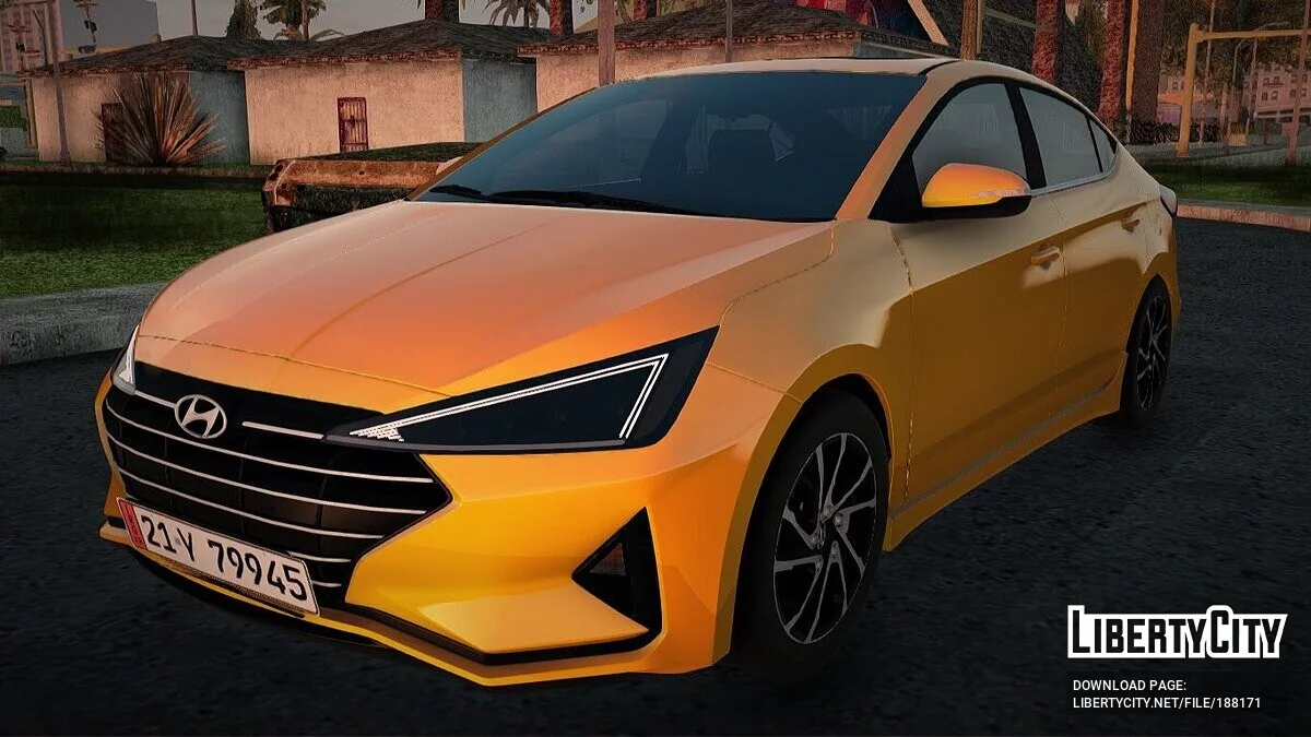 Hyundai Elentra 2020 Taxi Baghdad / GTA San Andreas