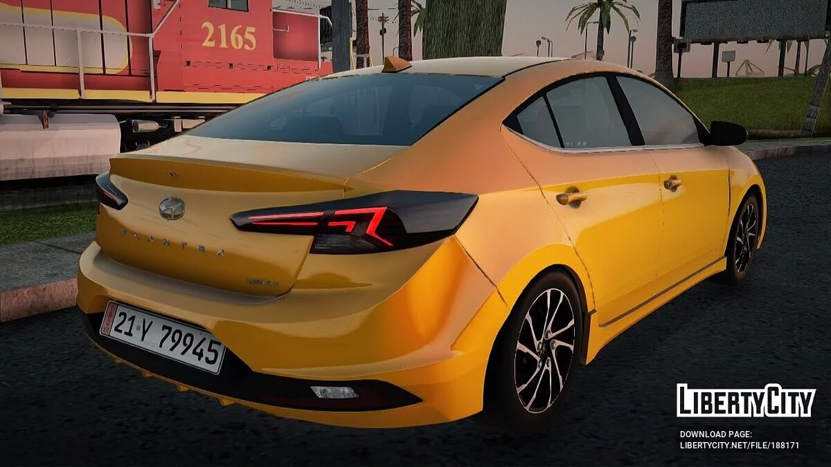 Hyundai Elentra 2020 Taxi Baghdad / GTA San Andreas