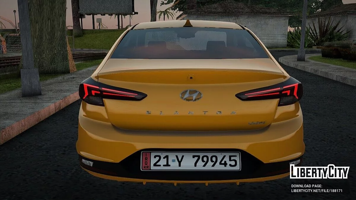 Hyundai Elentra 2020 Taxi Baghdad / GTA San Andreas