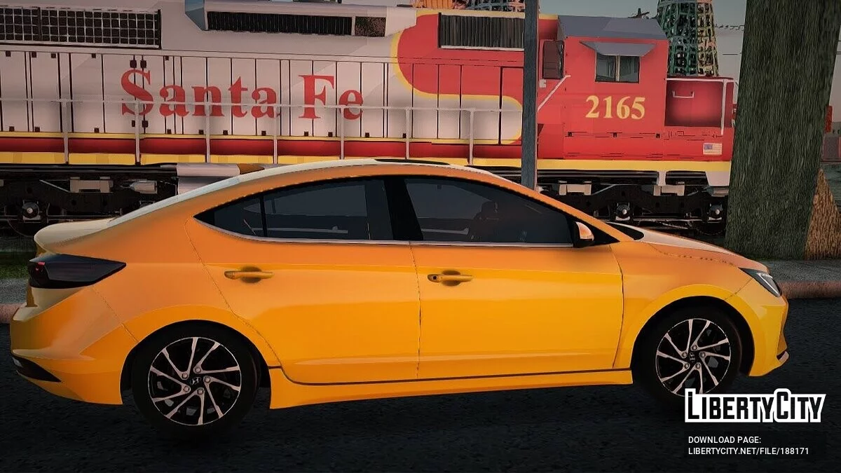 Hyundai Elentra 2020 Taxi Baghdad / GTA San Andreas