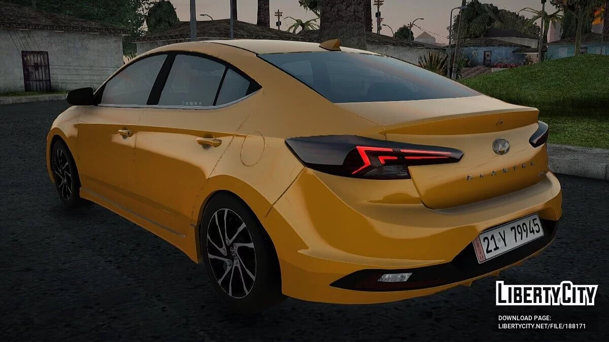 Hyundai Elentra 2020 Taxi Baghdad / GTA San Andreas