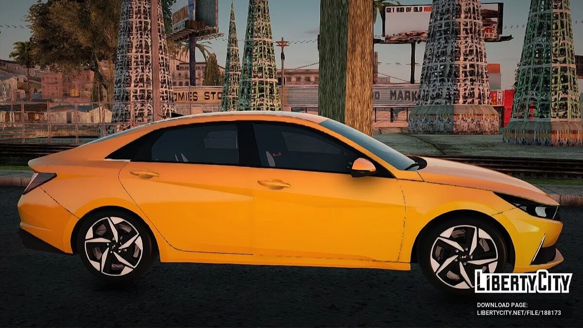 Hyundai Elentra 2022 Taxi Baghdad / GTA San Andreas