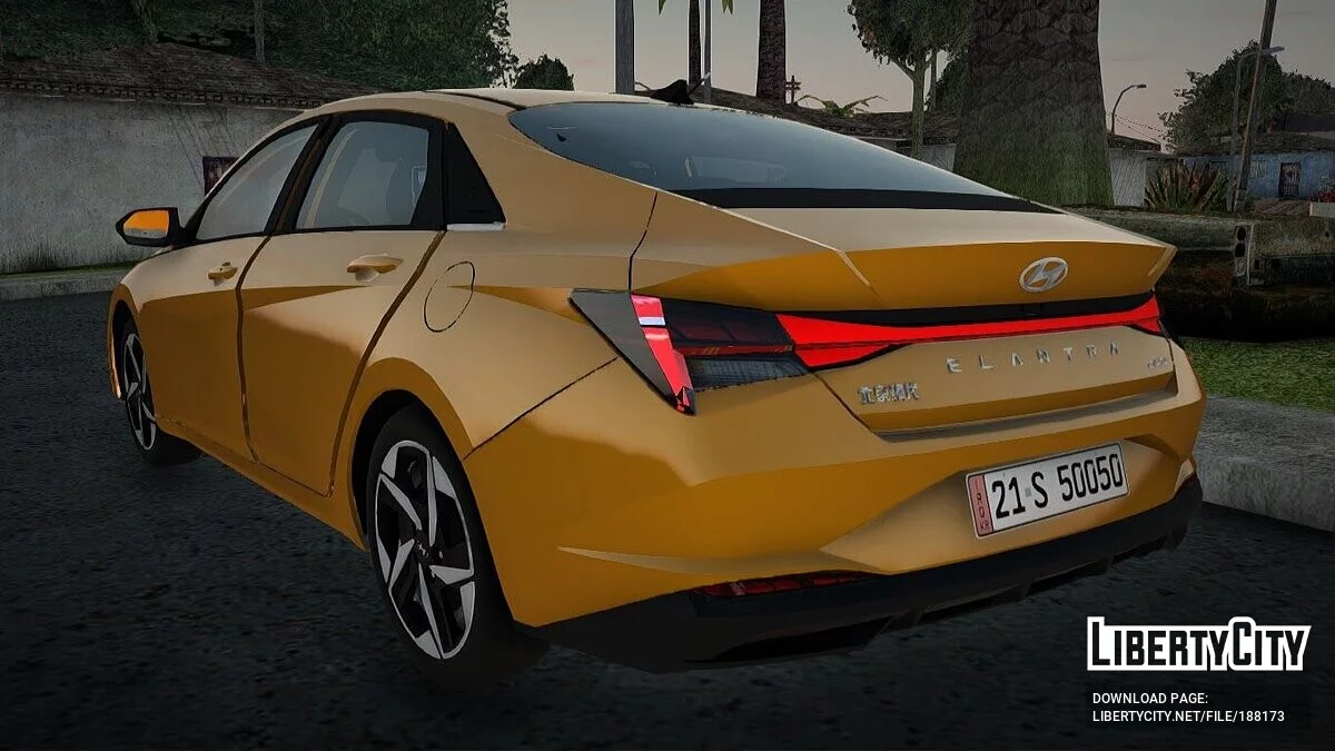 Hyundai Elentra 2022 Taxi Baghdad / GTA San Andreas
