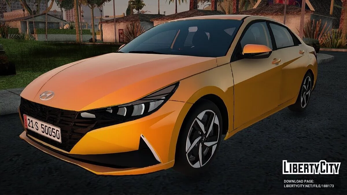 Hyundai Elentra 2022 Taxi Baghdad / GTA San Andreas