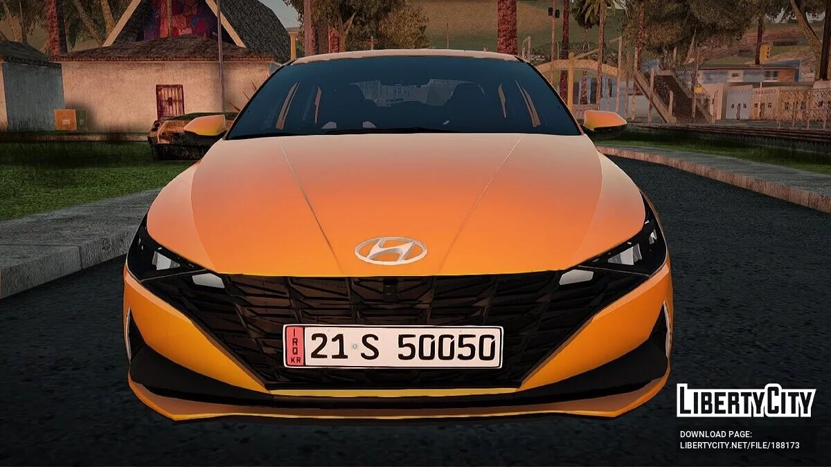 Hyundai Elentra 2022 Taxi Baghdad / GTA San Andreas