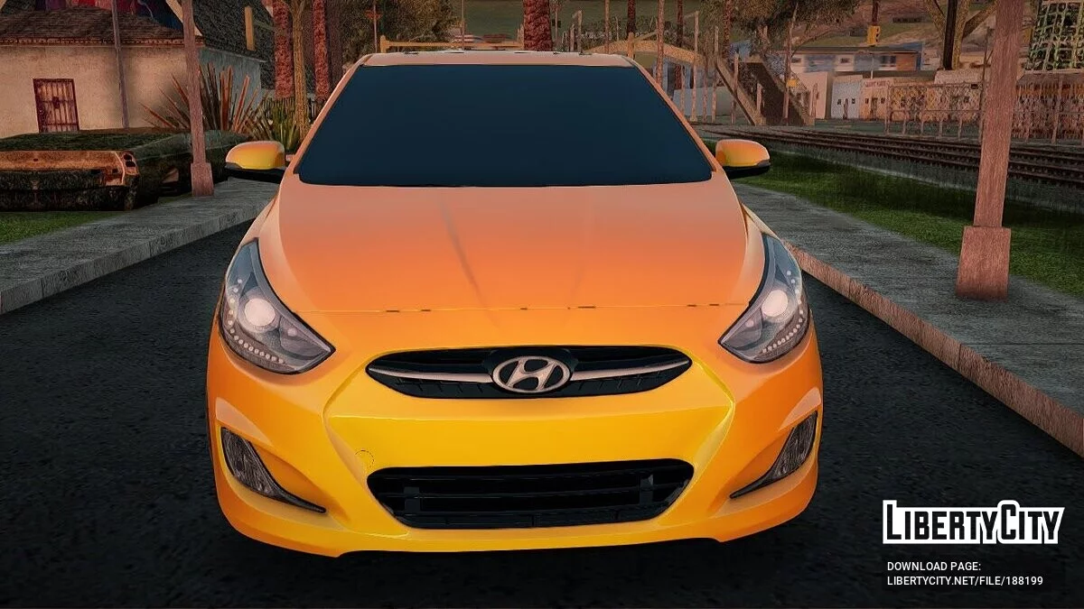 Hyundai Solaris Taxi Baghdad / GTA San Andreas