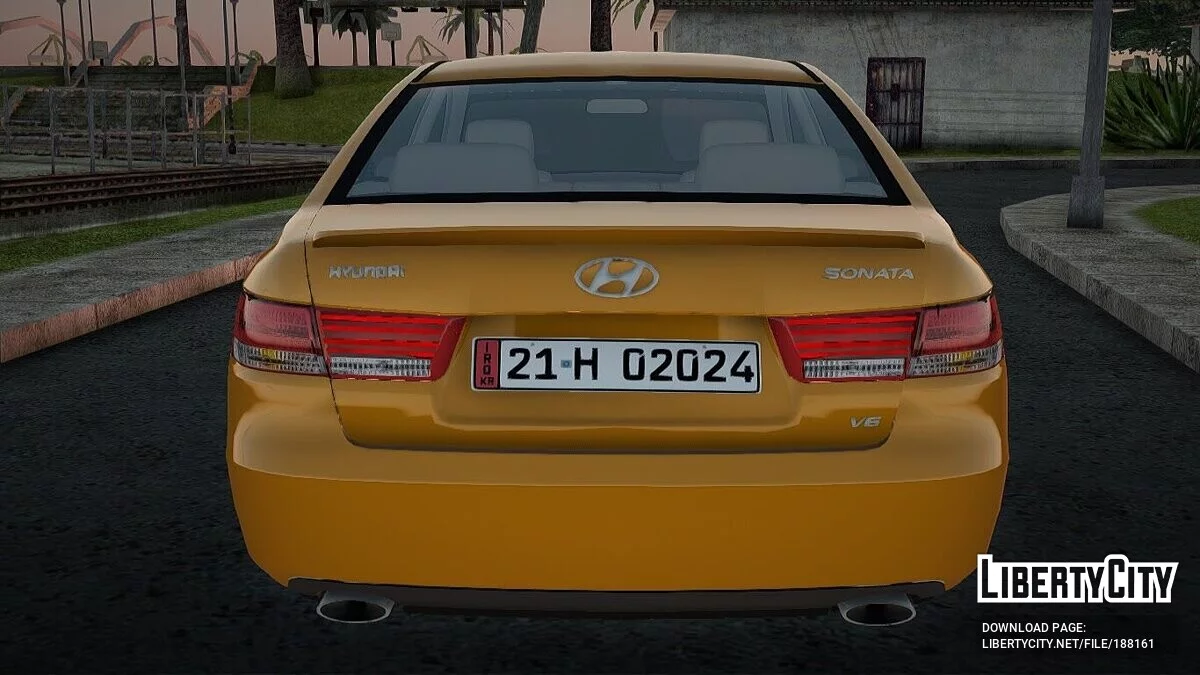 Hyundai Sonata 2009 Taxi Baghdad / GTA San Andreas