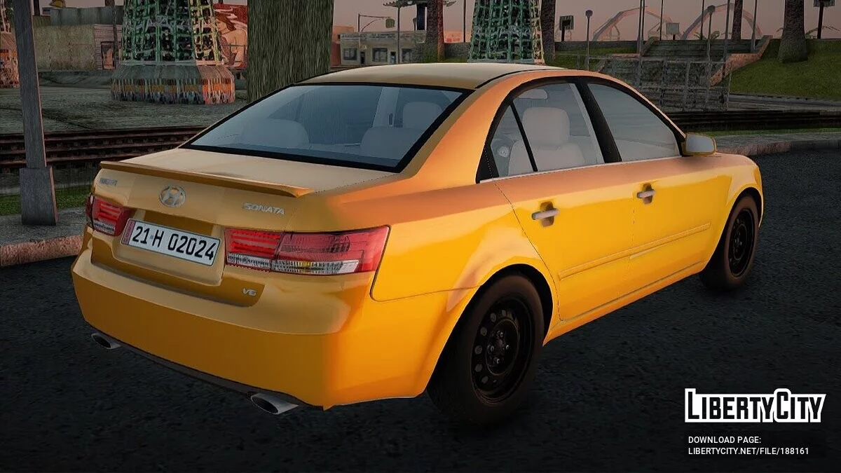 Hyundai Sonata 2009 Taxi Baghdad / GTA San Andreas
