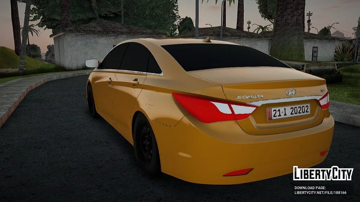 Hyundai Sonata 2013 Taxi Baghdad / GTA San Andreas