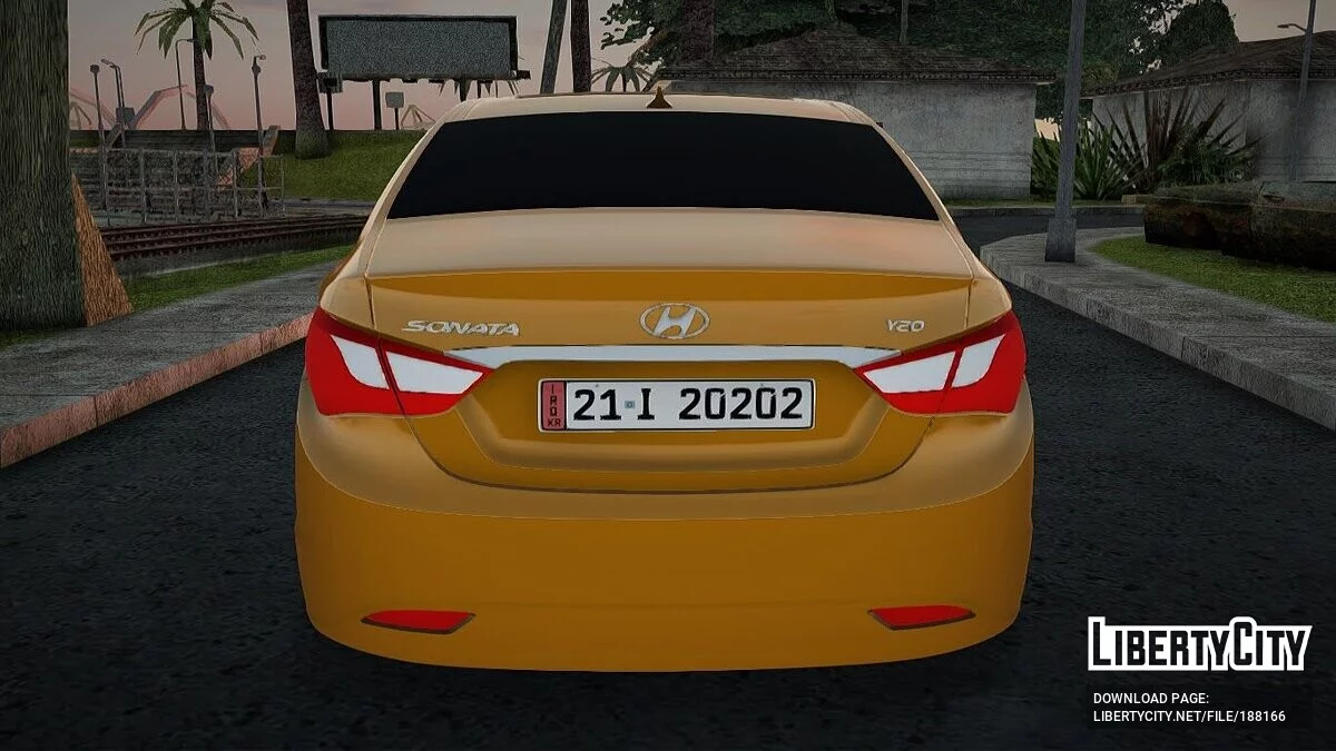 Hyundai Sonata 2013 Taxi Baghdad / GTA San Andreas