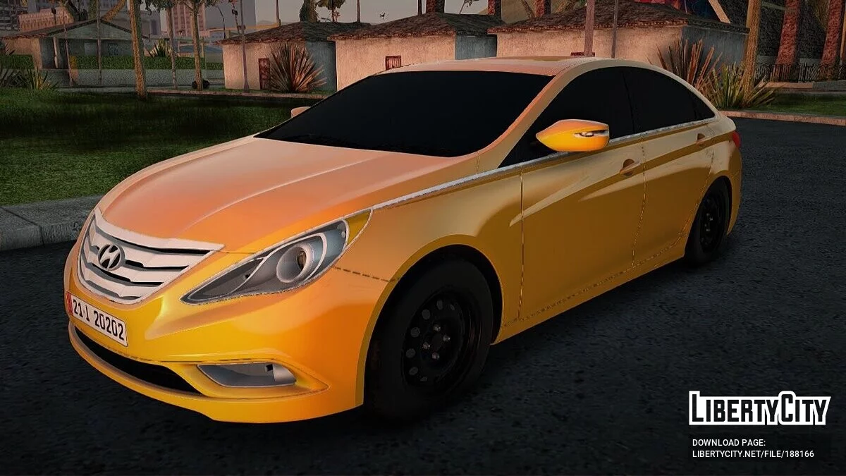 Hyundai Sonata 2013 Taxi Baghdad / GTA San Andreas