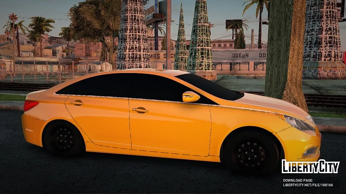 Hyundai Sonata 2013 Taxi Baghdad / GTA San Andreas