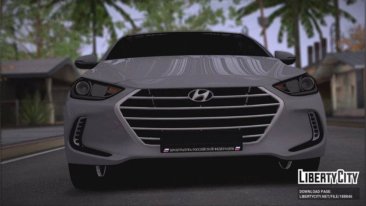 Hyundai Elantra 2017 / GTA San Andreas