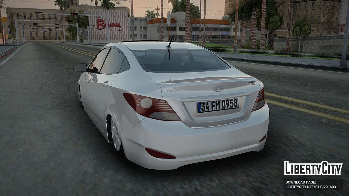 Hyundai Accent Blue / GTA San Andreas