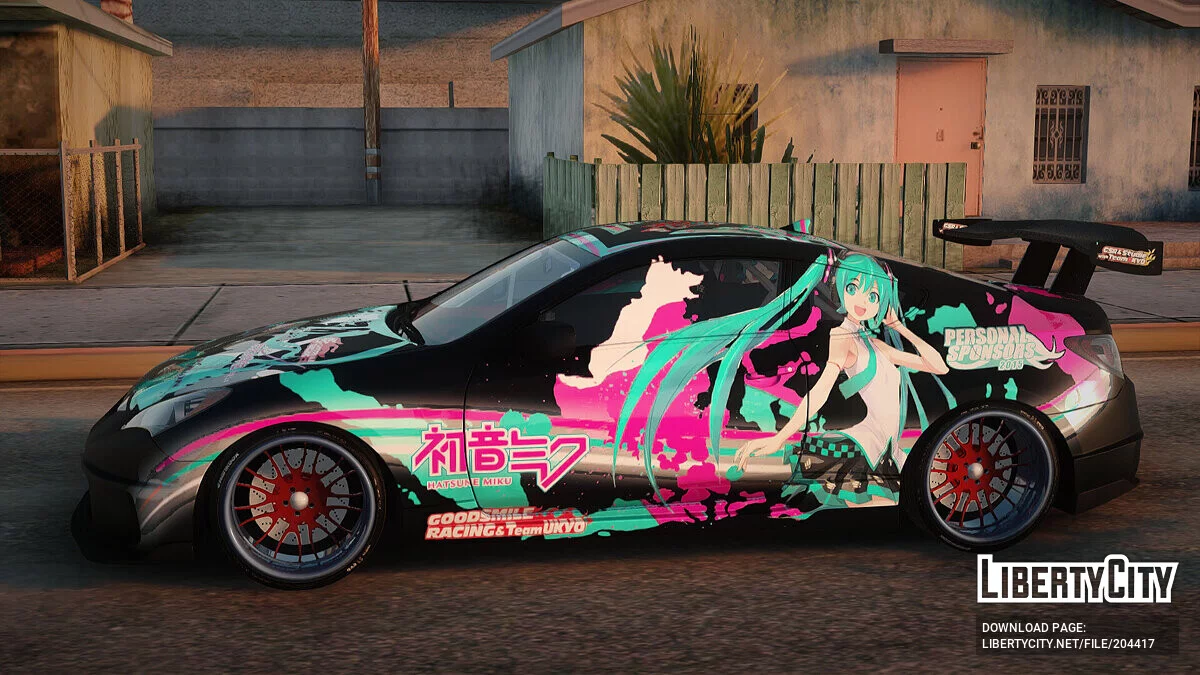 Hyundai Genesis Coupe Hatsune Miku Itasha PJ / GTA San Andreas