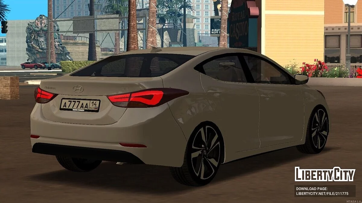 Hyundai Elantra + CCD / GTA San Andreas